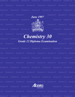 Chemistry 30
