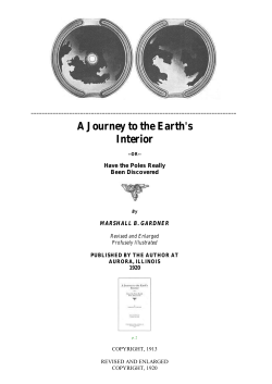 A Journey to the Earth`s Interior