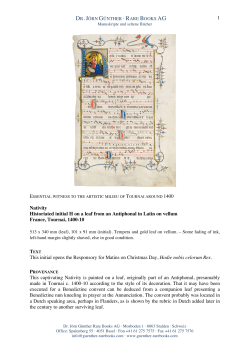 Full description  - Dr. J&ouml;rn G&uuml;nther Rare Books AG