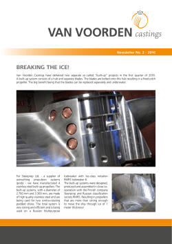 BREAKING THE ICE! - Van Voorden Foundry