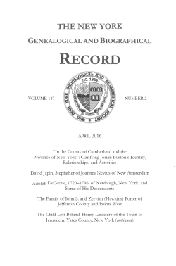 David Japin, stepfather of Joannes Nevius of New Amsterdam