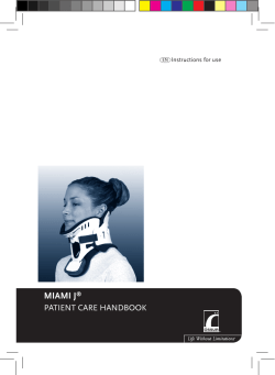 Miami J&reg; - Patient Care Handbook