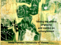 Testing the effects of gravity and motion on quantum entanglement