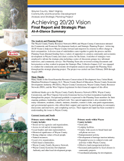Achieving 20/20 Vision - Wayne County West Virginia
