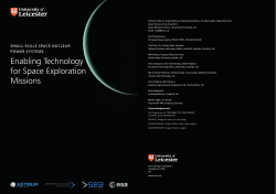 Enabling Technology for Space Exploration Missions - LCPM-10