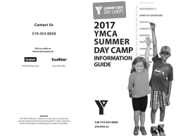 ymca summer day camp - YMCA of Western Ontario