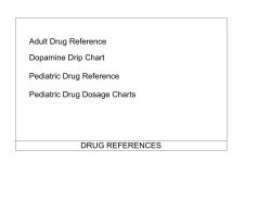 Adult Drug Reference Dopamine Drip Chart Pediatric Drug