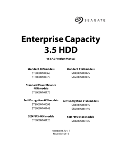 Enterprise Capacity 3.5 HDD