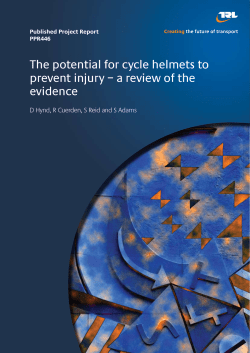 The potential for cycle helmets to prevent injury &ndash; a
