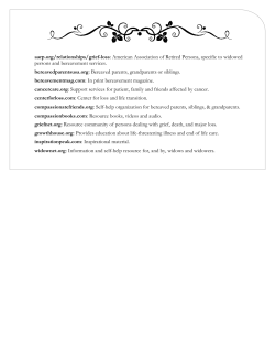 aarp.org/relationships/grief-loss: American Association of Retired