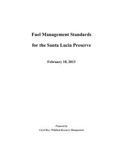Fuel Management Standards