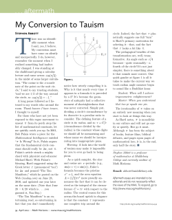 My Conversion to Tauism