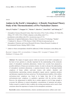 Amines in the Earth`s Atmosphere: A Density Functional