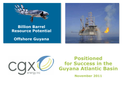 Positioned for Success in the Guyana Atlantic Basin