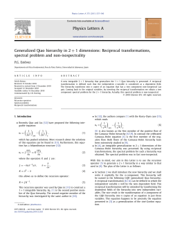 Generalized Qiao hierarchy in 2+1 dimensions: Reciprocal