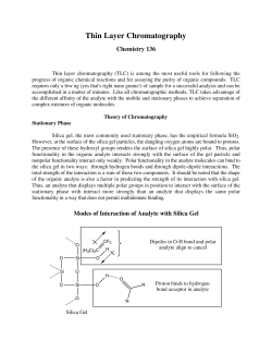 Thin Layer Chromatography (TLC)