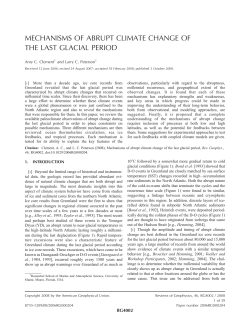 Mechanisms of abrupt climate change of the last glacial period