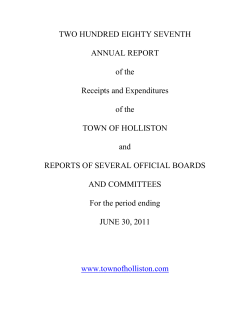 TWO HUNDRED EIGHTY SEVENTH ANNUAL REPORT of the