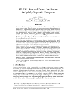 SPLASH: Structural Pattern Localization Analysis by