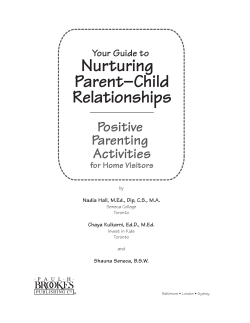 Nurturing Parent–Child Relationships