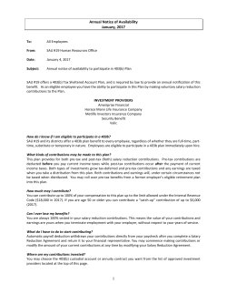 2017 Annual 403b Notice of Availability