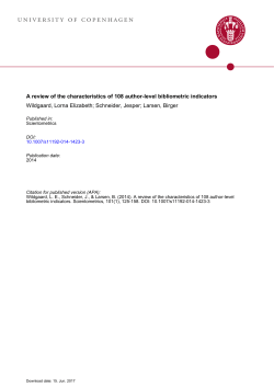 univERsity oF copEnhAGEn