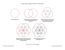 Constructing a Hexagon within the &ldquo;Seed of Life&rdquo;