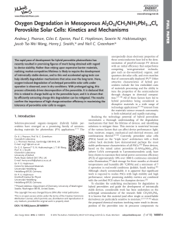 Oxygen Degradation in Mesoporous Al2O3</sub