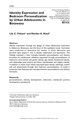 Identity Expression and Bedroom Personalization by