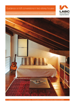 Guidance on loft conversions in two