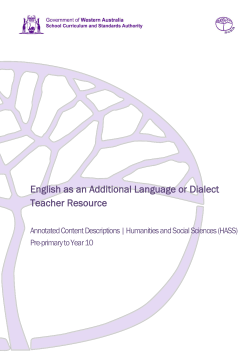 EAL/D Humanities and Social Sciences Pre-Primary - K