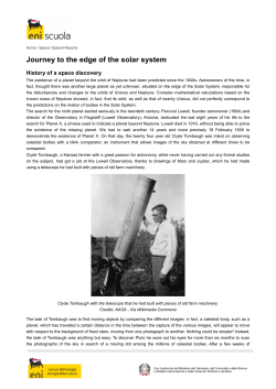 Journey to the edge of the solar system