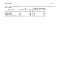 Skolasky eAppendix Page 1 of 4 TABLE E