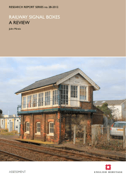 railway signal boxes a review