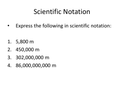 Scientific Notation