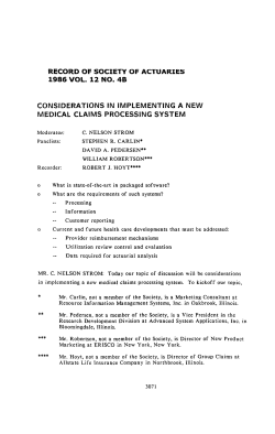 Considerations In Implementing A New Medical Claims Processing