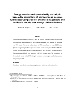 Energy transfers and spectral eddy viscosity in large