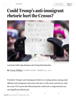 Galvin worries anti-immigrant rhetoric may have chilling effect on