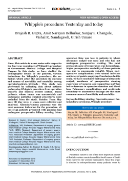 Full Text PDF - International Journal of Hepatobiliary and Pancreatic