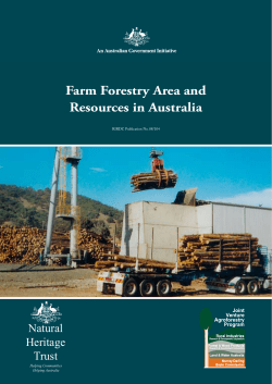 Farm Forestry Area and Resources in Australia