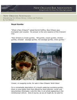 new orleans nostalgia - New Orleans Bar Association