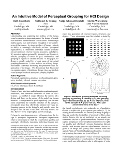 An Intuitive Model of Perceptual Grouping for HCI Design