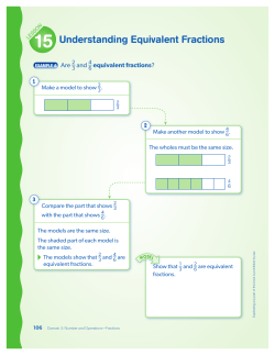 15 Understanding Equivalent Fractions