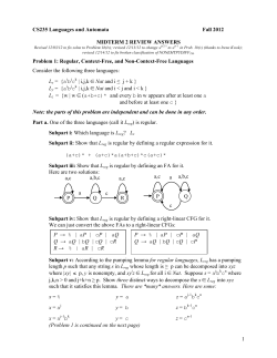 Midterm 2 Review Solutions