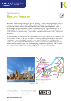 Boston Fenway - Kaplan International
