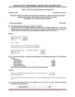 Paper 8 - Institute of Cost Accountants of India