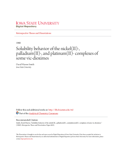palladium(II)-, and platinum(II) - Iowa State University Digital