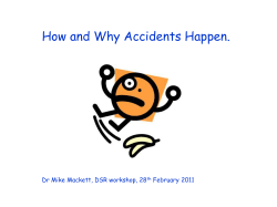 How and Why Accidents Happen.