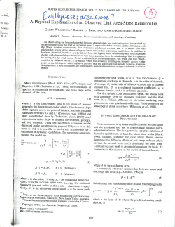 A Physical Explanation of an Observed Link Area