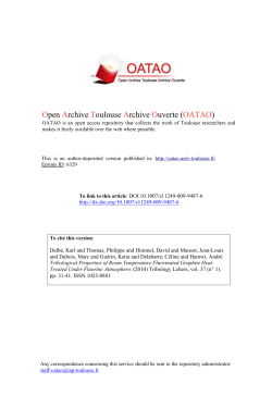 Tribological properties of room temperature fluorinated graphite heat